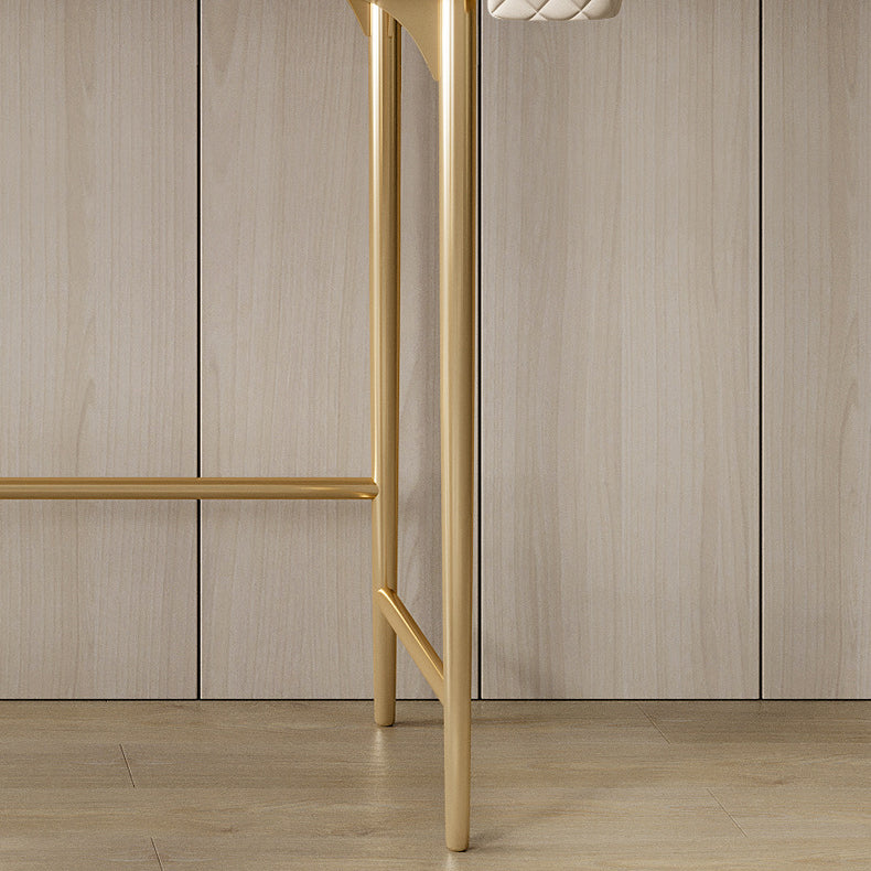 Desca di vanità bianca con 2 cassetti di stoccaggio da 17,71 "set di vanità in legno largo, stile glam