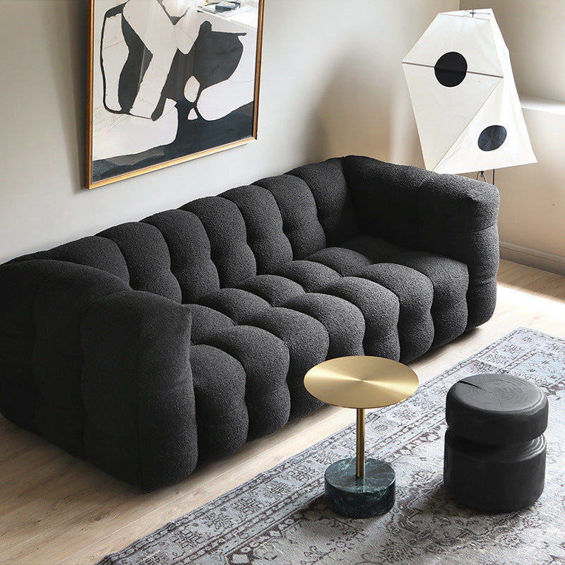Contemporary Fabric 3 Seater Living Room Seating Tuxedo Arm Cushions Sofa Clearhalo 'furn' 'furn_sofas' 'Furniture' 'Living Room Furniture' 'Sofa' 'sofas' 6349343
