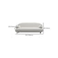 Divano braccio rotondo standard divano in tessuto minimalista moderno in bianco