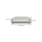 Canapé de bras rond standard canapé tissu minimaliste moderne en blanc