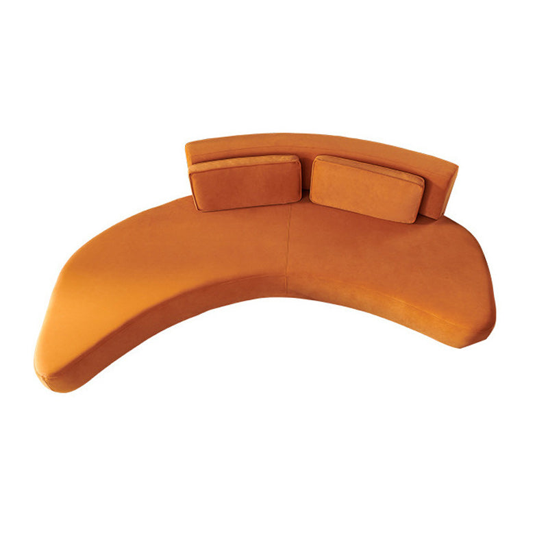 Salle de salon de tissu stationnaire contemporain Soupchable sans bras