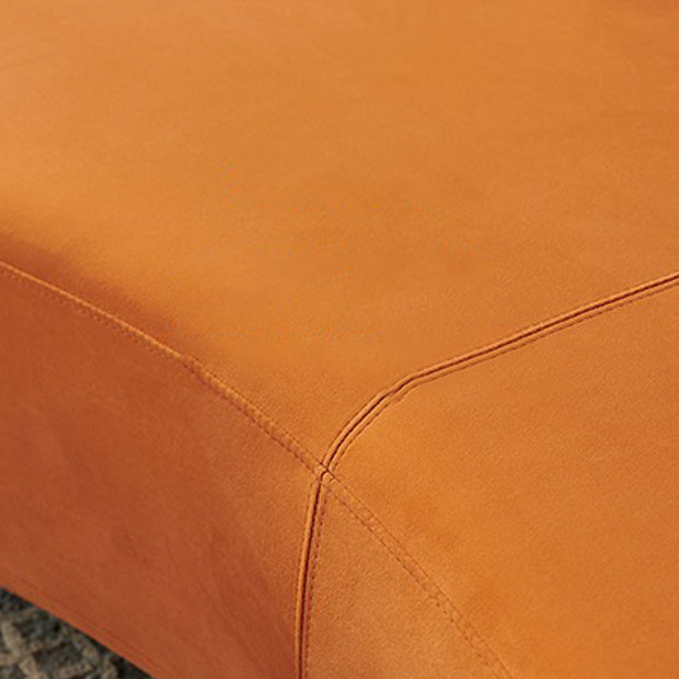 Salle de salon de tissu stationnaire contemporain Soupchable sans bras