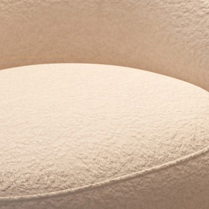 Sofa incurvé en laine contemporaine