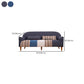 31.88" High Sloped Arm Sofa Modern Style Pillow Back Fabric Sofa