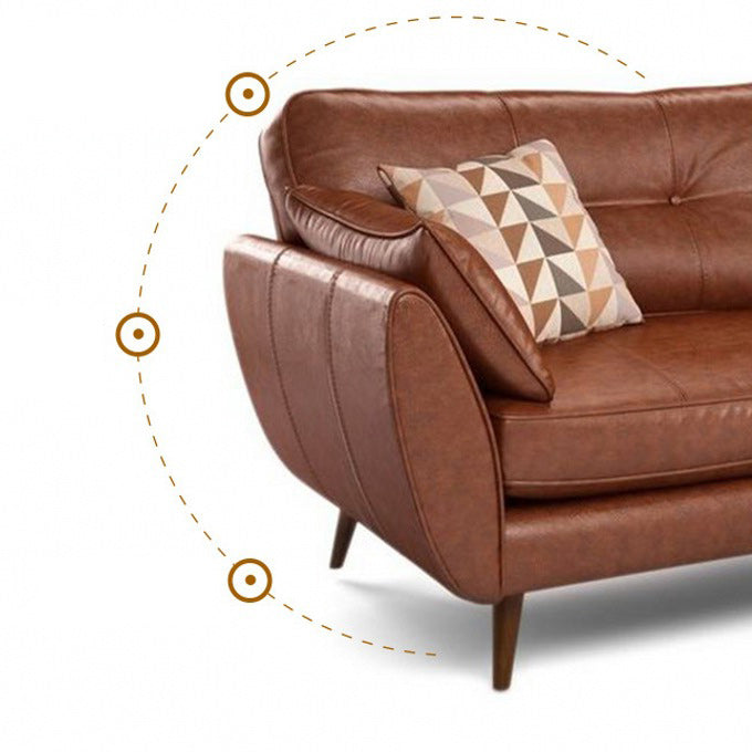 Zeitgenössische Kunstleder stationär ausgestattete Armkissen Sitzgelegenheiten