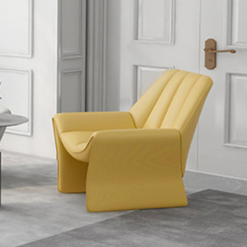 33.85" Wide Parsons Chair Armless Chair with Sewn Pillow Back Clearhalo 'Accent Chairs' 'accent_chairs' 'Chairs & Seating' 'furn' 'furn_accent_chairs' 'Furniture' 'Living Room Furniture' 6349662