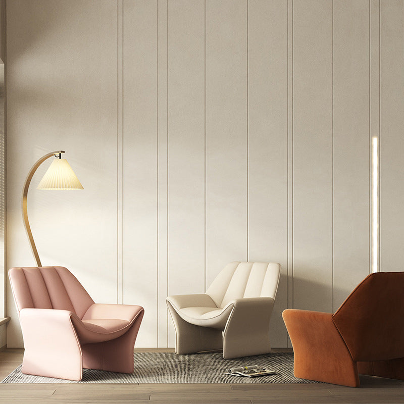 33.85" Wide Parsons Chair Armless Chair with Sewn Pillow Back Clearhalo 'Accent Chairs' 'accent_chairs' 'Chairs & Seating' 'furn' 'furn_accent_chairs' 'Furniture' 'Living Room Furniture' 6349679