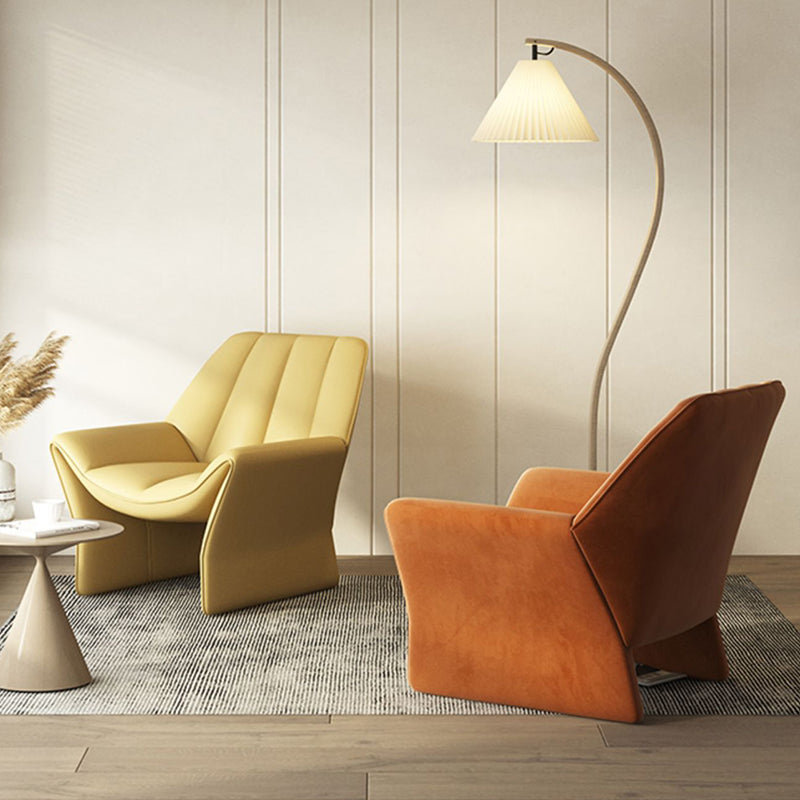 33.85" Wide Parsons Chair Armless Chair with Sewn Pillow Back Clearhalo 'Accent Chairs' 'accent_chairs' 'Chairs & Seating' 'furn' 'furn_accent_chairs' 'Furniture' 'Living Room Furniture' 6349680