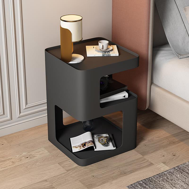 金属抽象ベースエンド表21.65 "ストレージ付きの高さの正方形の上部面表