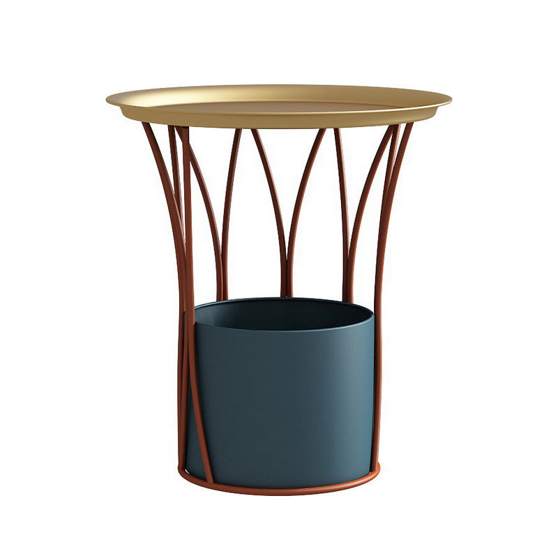 Bandeja redonda Tabla lateral del lado