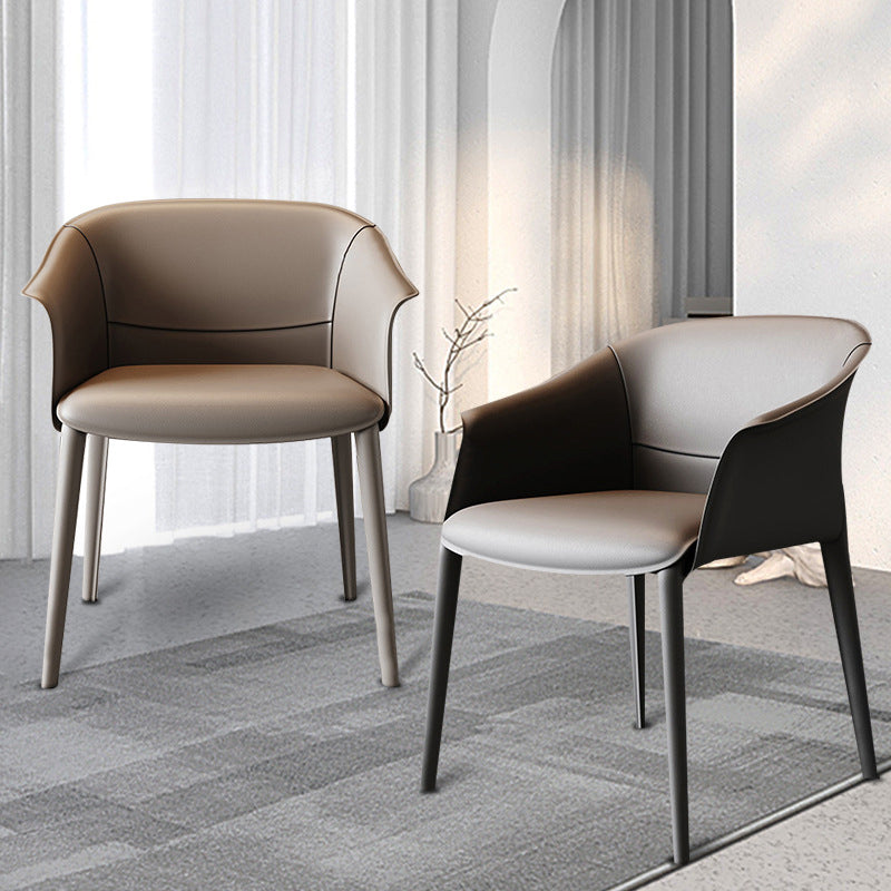 Arms Included Barrel Chair Barrel Sloped Arm Accent Chair with Legs Clearhalo 'Accent Chairs' 'accent_chairs' 'Chairs & Seating' 'furn' 'furn_accent_chairs' 'Furniture' 'Living Room Furniture' 6349963