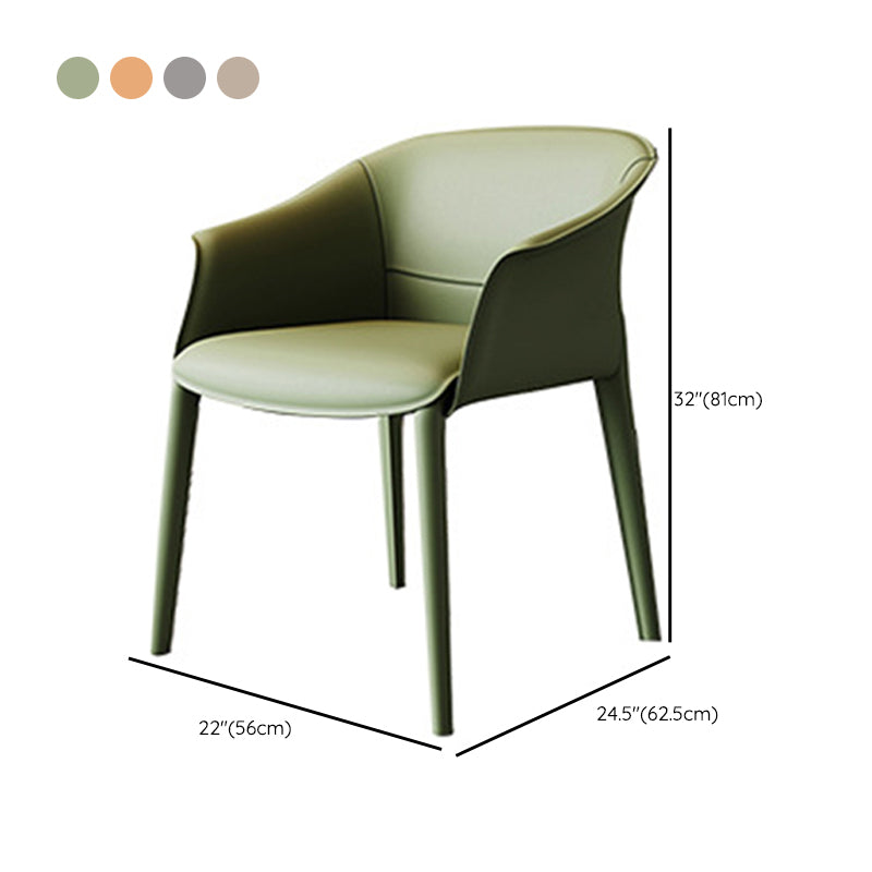 Arms Included Barrel Chair Barrel Sloped Arm Accent Chair with Legs Clearhalo 'Accent Chairs' 'accent_chairs' 'Chairs & Seating' 'furn' 'furn_accent_chairs' 'Furniture' 'Living Room Furniture' 6349980