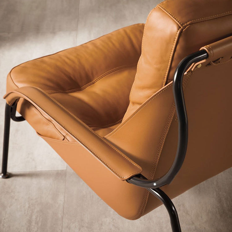 Fixed Back Lounge Chair Fabric Seat Sloped Arms Chair with Black Legs Clearhalo 'Accent Chairs' 'accent_chairs' 'Chairs & Seating' 'furn' 'furn_accent_chairs' 'Furniture' 'Living Room Furniture' 6350101