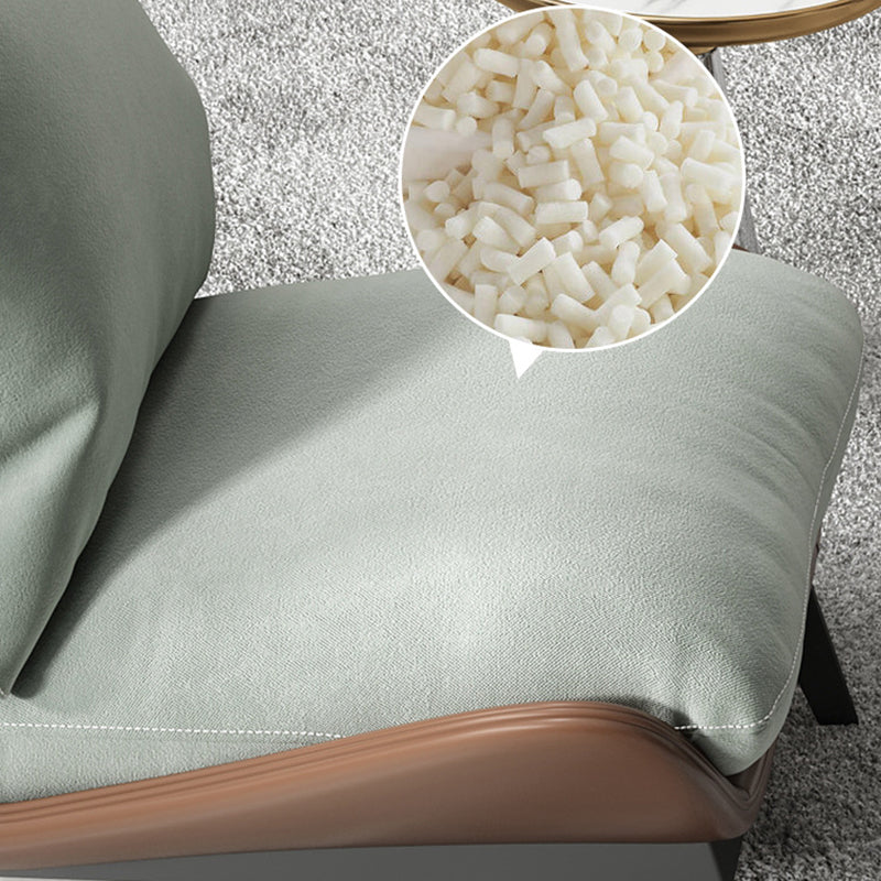 Fixed Back Pillow Lounge Chair Fabric Seat Chair with Black Legs Clearhalo 'Accent Chairs' 'accent_chairs' 'Chairs & Seating' 'furn' 'furn_accent_chairs' 'Furniture' 'Living Room Furniture' 6350165