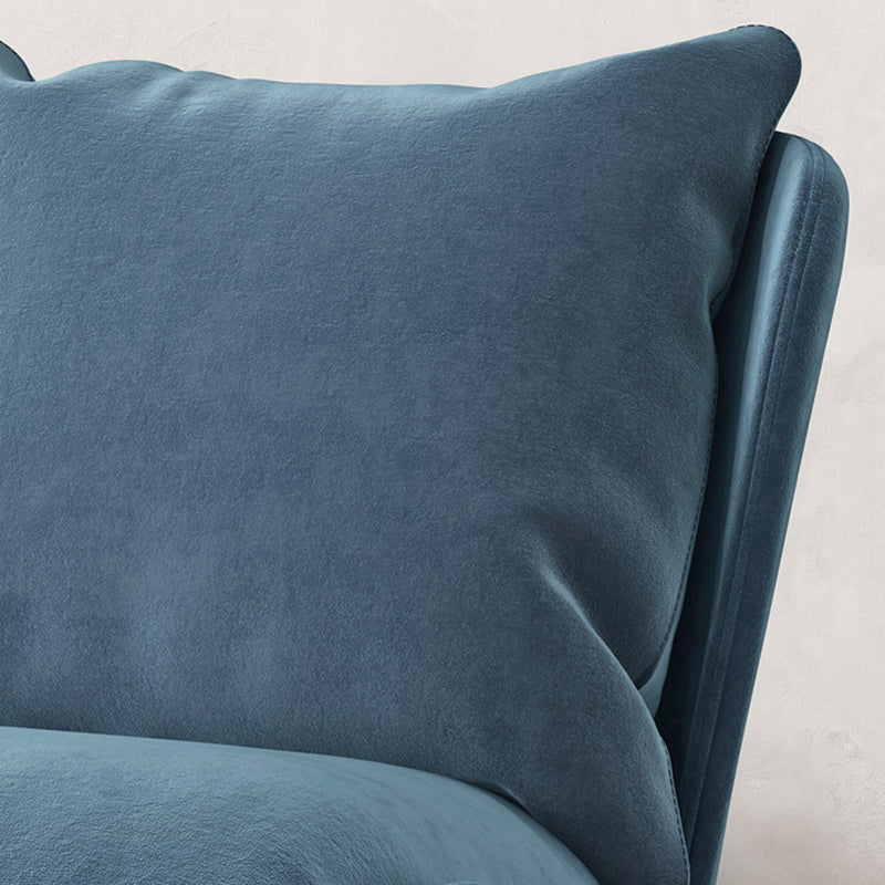 Armless Fixed Back Lounge Chair Living Room Chair with Black Legs Clearhalo 'Accent Chairs' 'accent_chairs' 'Chairs & Seating' 'furn' 'furn_accent_chairs' 'Furniture' 'Living Room Furniture' 6350272