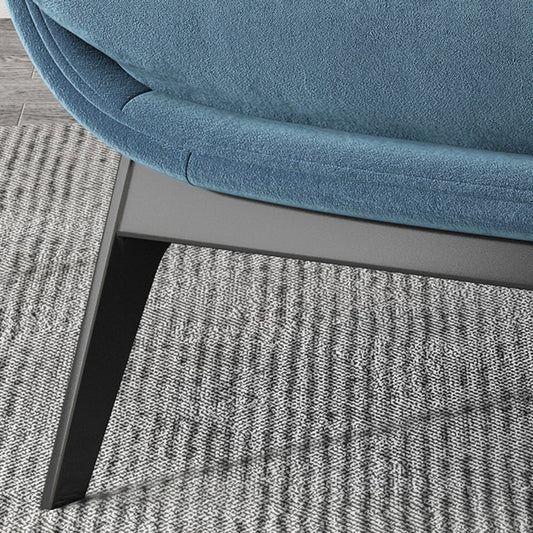 Armless Fixed Back Lounge Chair Living Room Chair with Black Legs Clearhalo 'Accent Chairs' 'accent_chairs' 'Chairs & Seating' 'furn' 'furn_accent_chairs' 'Furniture' 'Living Room Furniture' 6350277