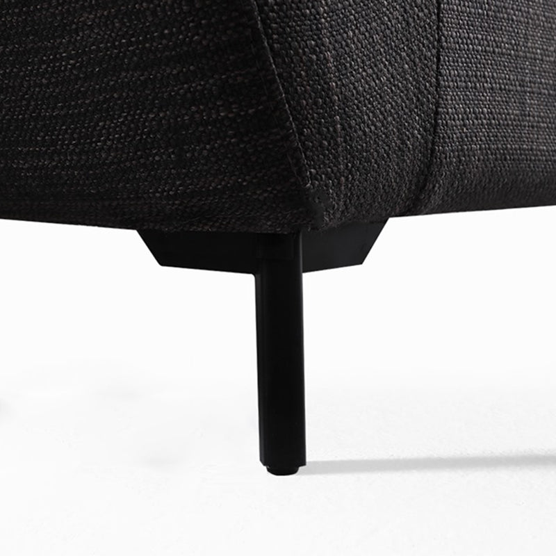 66 "brede moderne sectionele bank vierkante arm grijs getuft sectional