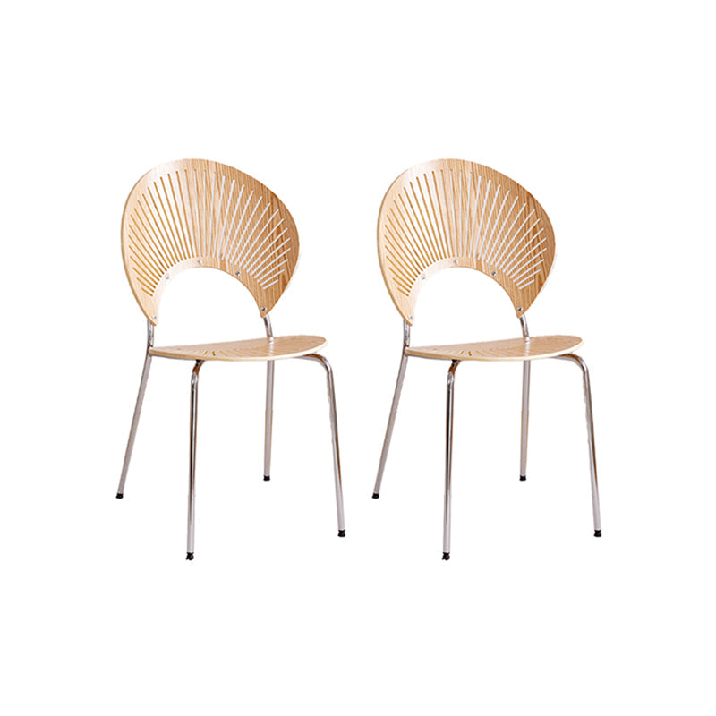 Armless Fixed Back Lounge Chair Living Room Armchair with Legs Wood 2 Piece Set Silver Clearhalo 'Accent Chairs' 'accent_chairs' 'Chairs & Seating' 'furn' 'furn_accent_chairs' 'Furniture' 'Living Room Furniture' 6350336