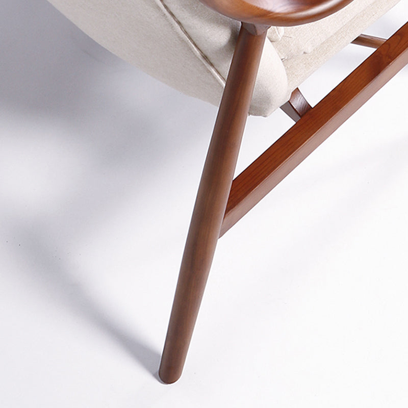 Arms Included Fixed Back Armchair Living Room Chair with Cushion Clearhalo 'Accent Chairs' 'accent_chairs' 'Chairs & Seating' 'furn' 'furn_accent_chairs' 'Furniture' 'Living Room Furniture' 6350370