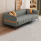 Contemporary Stain Resistant Sofa with Tight Back and Tuxedo Arm