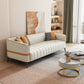 Contemporary Stain Resistant Sofa with Tight Back and Tuxedo Arm