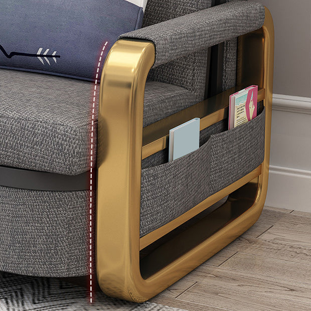 33.46 "H MODERNE CATTUUR BLEND SQUARE ARM BEOPA BED VOOR LEIDEKAMER