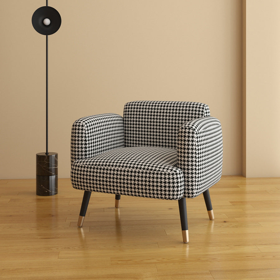 Canapé arrière serré contemporain avec bras carré pour le salon