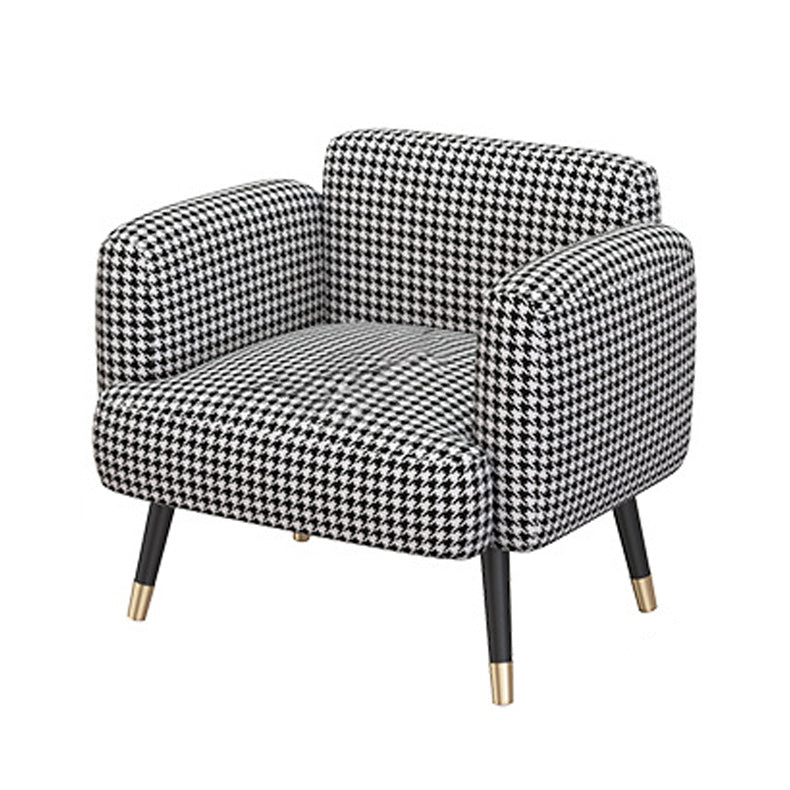 Eigentijdse strakke achterbank met vierkante arm voor woonkamer