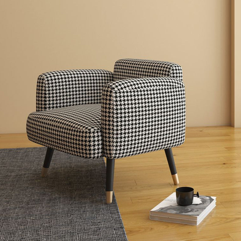 Eigentijdse strakke achterbank met vierkante arm voor woonkamer