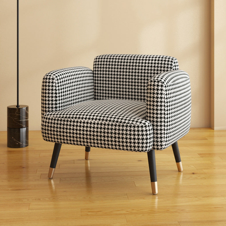 Canapé arrière serré contemporain avec bras carré pour le salon