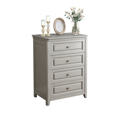 Contemporary Rubberwood Storage Cabinet with Drawers in Gray 4 Clearhalo 'Cabinets & Chests' 'cabinets_chests' 'furn' 'furn_cabinets_chests' 'Furniture' 'Living Room Furniture' 6350509