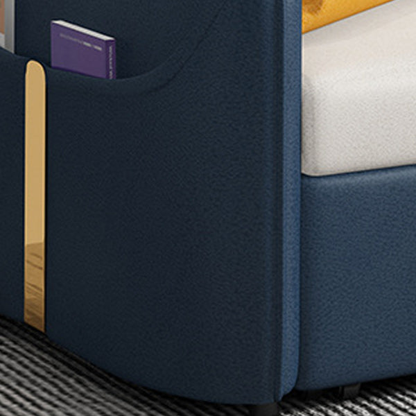 MODERNE 31,5 "H faux cuir carré de canapé de bras pour appartement