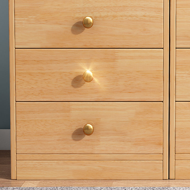 22-In Wide Solid Wood Accent Chest Mid Century 1 - Shelf Cabinet with Drawers Clearhalo 'Cabinets & Chests' 'cabinets_chests' 'furn' 'furn_cabinets_chests' 'Furniture' 'Living Room Furniture' 6350630