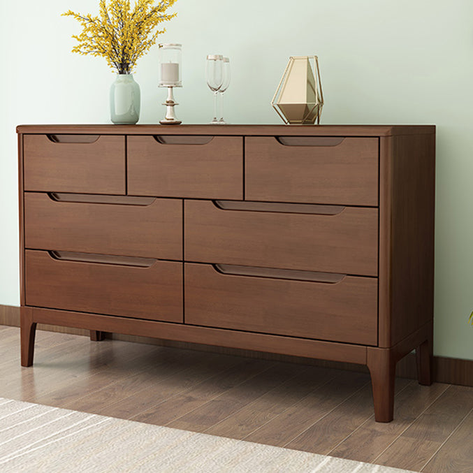 Rubberwood 15.4" D Accent Chest Drawers Included Storage Cabinet Clearhalo 'Cabinets & Chests' 'cabinets_chests' 'furn' 'furn_cabinets_chests' 'Furniture' 'Living Room Furniture' 6350679