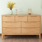 Rubberwood 15.4" D Accent Chest Drawers Included Storage Cabinet Clearhalo 'Cabinets & Chests' 'cabinets_chests' 'furn' 'furn_cabinets_chests' 'Furniture' 'Living Room Furniture' 6350680