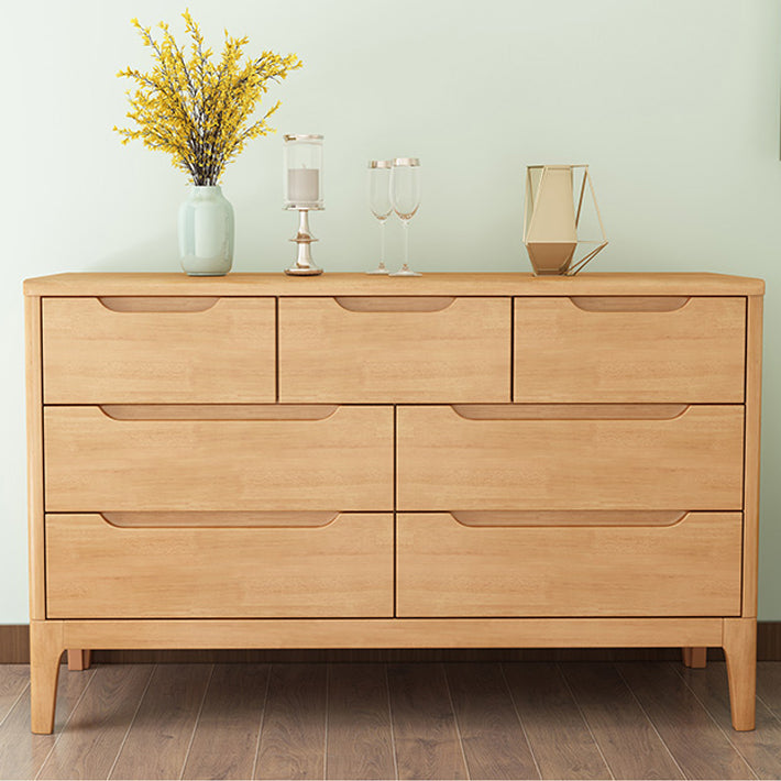 Rubberwood 15.4" D Accent Chest Drawers Included Storage Cabinet Clearhalo 'Cabinets & Chests' 'cabinets_chests' 'furn' 'furn_cabinets_chests' 'Furniture' 'Living Room Furniture' 6350680