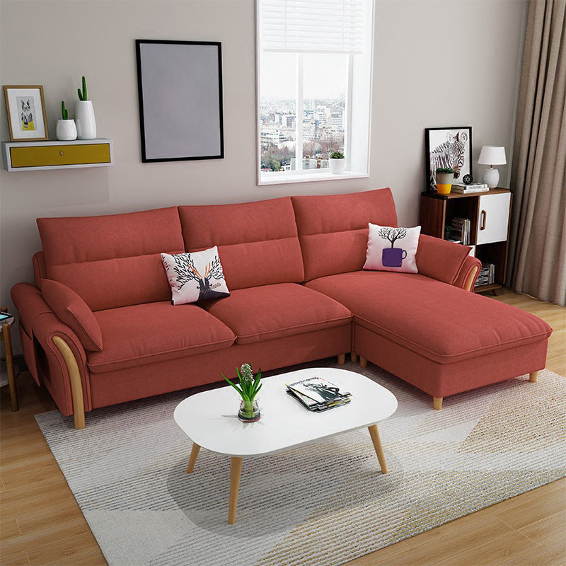 3-Sitzer-Sofasofa aus Stoff mit Überzug und Stauraum