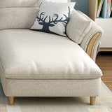 3-Sitzer-Stoff-Schnittsofa Slipbeschichtungsabschnitt mit Lagerung