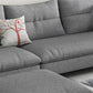 3-Sitzer-Sofasofa aus Stoff mit Überzug und Stauraum
