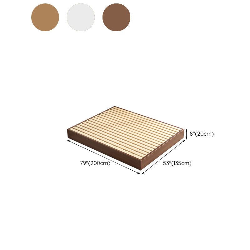 Mid-Century Modern Platform Bed Frame Solid Wood Platform Bed Clearhalo 'Bedroom Furniture' 'Beds' 'furn' 'furn_beds' 'Furniture' 6350790