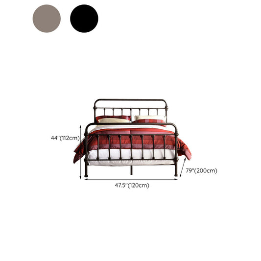 Industrial Open-Frame-Bett Metal Sattelbett mit maßgeschneiderten goldenen Beinen