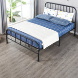 Zwart-wit open-frame bed industriële spindel latbed met aangepaste gouden benen