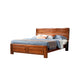 Traditional Solid Wood Standard Bed Solid Color Bed with Headboard Clearhalo 'Bedroom Furniture' 'Beds' 'furn' 'furn_beds' 'Furniture' 6350877