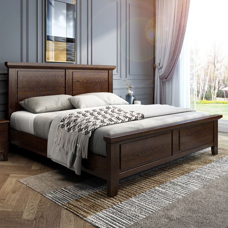 Ash Standard Bed Marco de cama moderno de mediados de siglo con cabecera