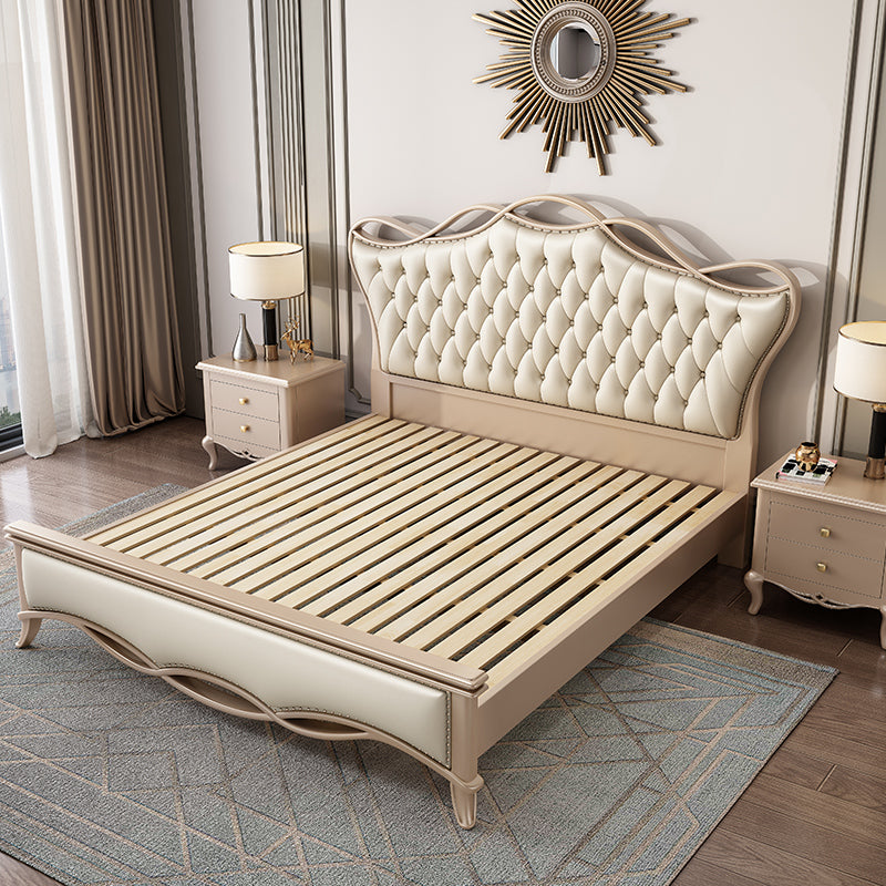 Victoriaans verstelbare hoogte bed gestoffeerd hoofdeinde standaardbed