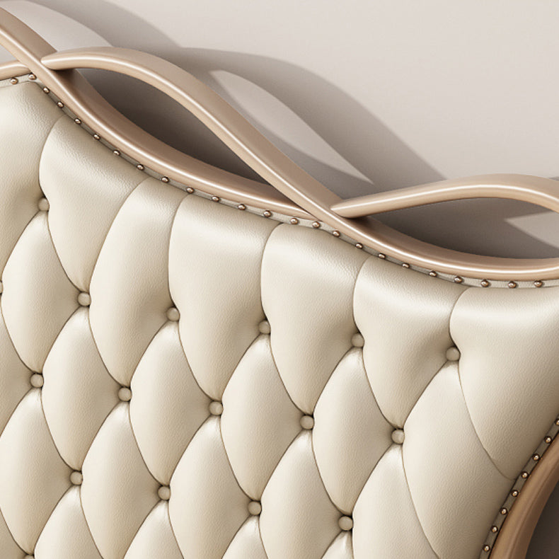 Victoriaans verstelbare hoogte bed gestoffeerd hoofdeinde standaardbed