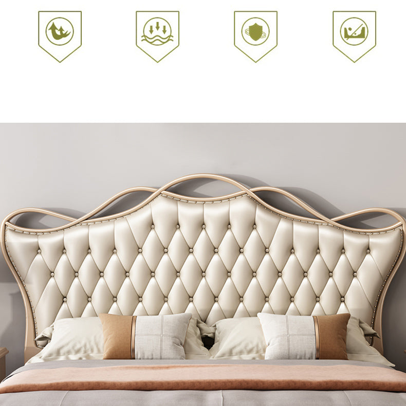 Victoriaans verstelbare hoogte bed gestoffeerd hoofdeinde standaardbed