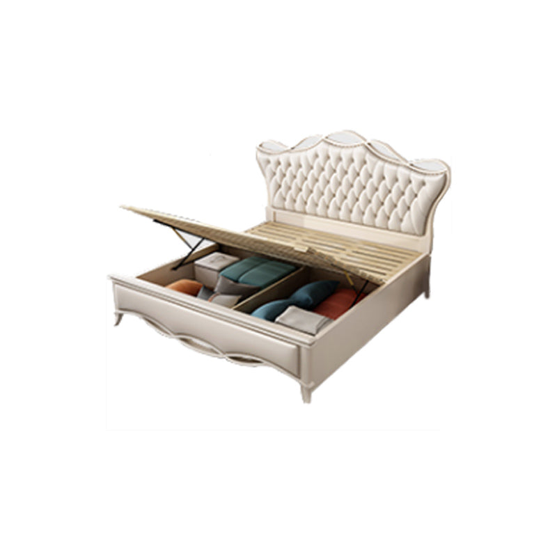 Victoriaans verstelbare hoogte bed gestoffeerd hoofdeinde standaardbed