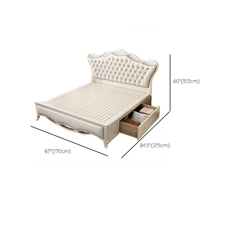 Victoriaans verstelbare hoogte bed gestoffeerd hoofdeinde standaardbed