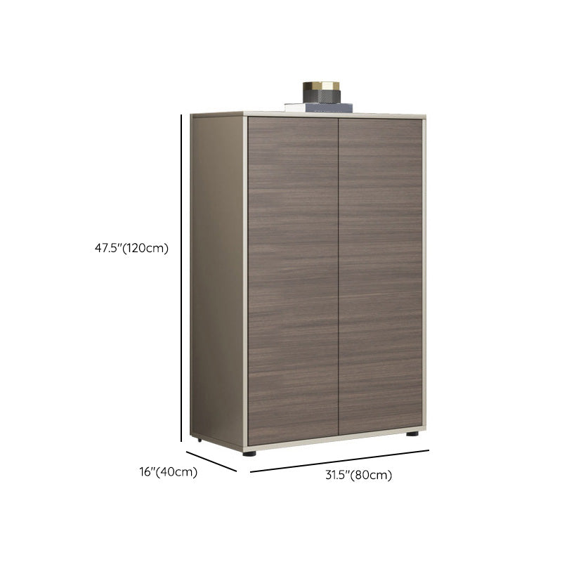 Archivo vertical escandinavo Gabinete de almacenamiento de madera Archivo de almacenamiento para la oficina en casa